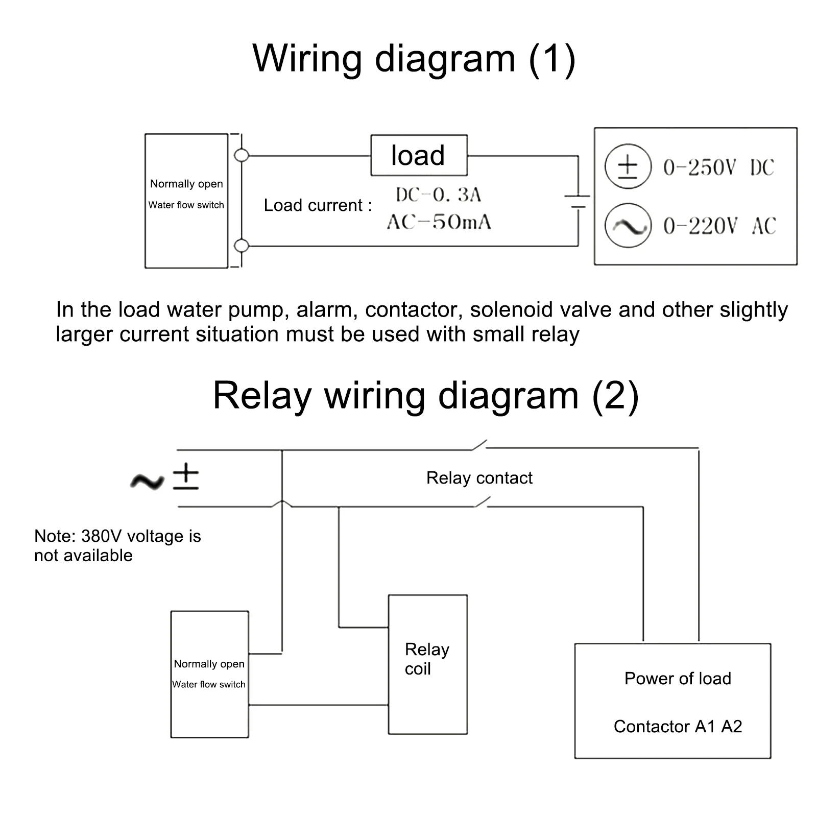 

Controller Flow Switch Valve Flow Valve G1/2 Horizontal Mounting Water Flow Switch Water Heater 110VDC Counter