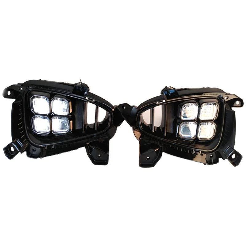 

Азия версия автомобильные ДХО светодиодный дневные ходовые огни передний бампер светодиодные противотуманные фары для KI A Sorento 2018 2019 против...