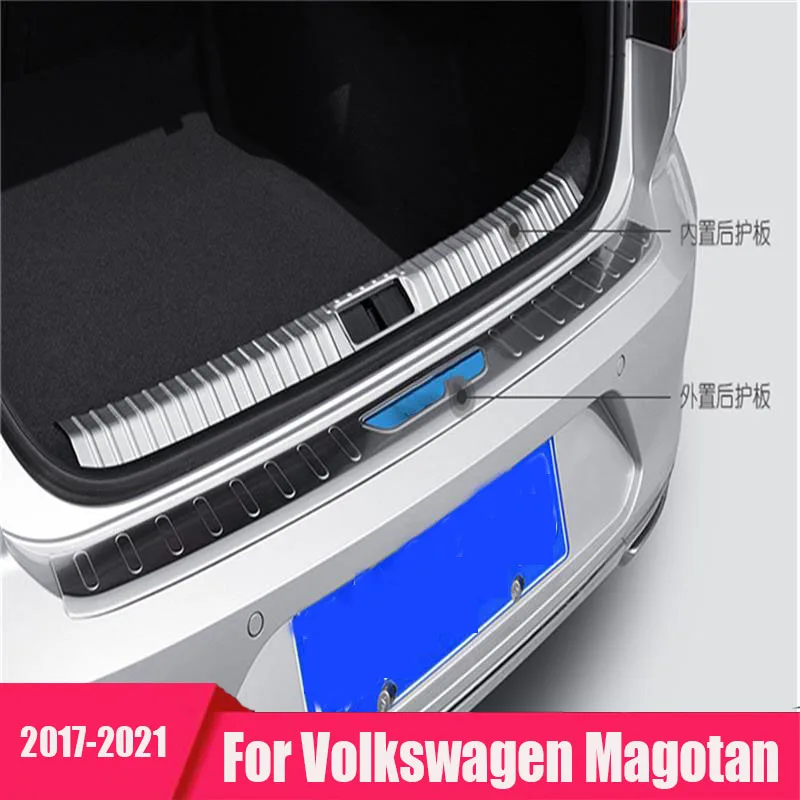 

For Volkswagen Magotan B8L Rearguard PASSAT Modified Trunk Threshold Strip Decorative Accessories Car Styling