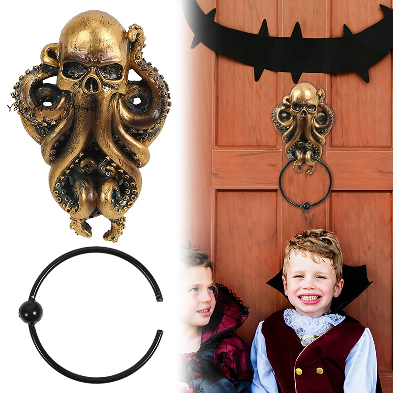 Осьминог молоток с крючком на стену украшение реалистичная скульптура осьминога