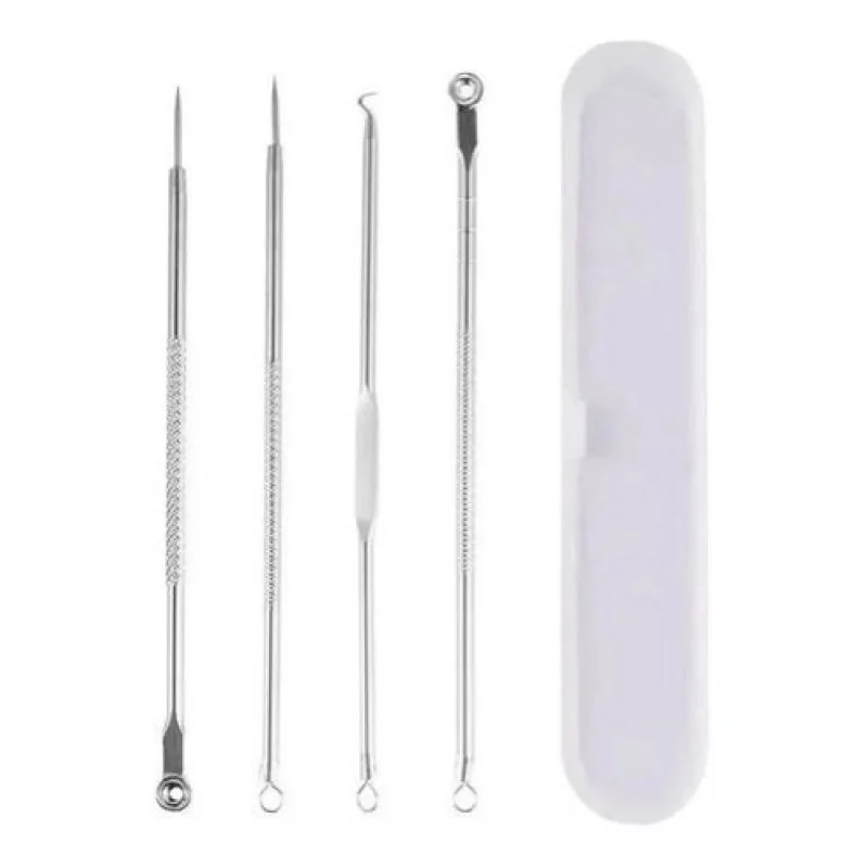 

Kit 4 Pieces Tweezer Spine Carnation Remover QBM00922