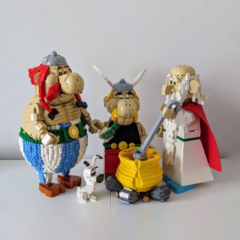 1970 деталей MOC Обеликс: Креативный продвинутый конструктор, модель замка, техническая уличная сцена, механическая профессиональная игрушка-подарок (art.: 3920dc0f80491) - 3920dc0f80491