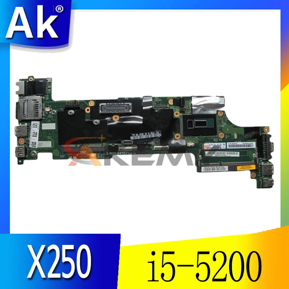 

for Thinkpad X250 Laptop Motherboard 20CL 20CM CPU i5-5200 NM-A091 FRU 00HT379 00HT380 00HT367 00HT368 100% Test Ok