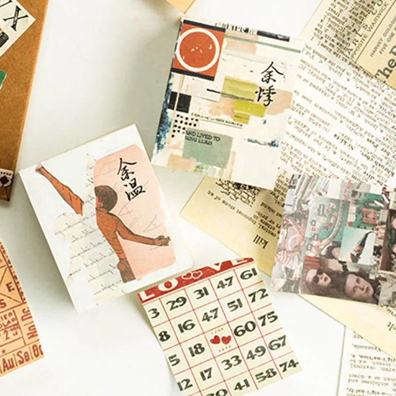 

165 Sheet/Pack Diary DIY Stationery Notebook Vintage Handmade Travel Journal Birthday Gift Notepad Scrapbooking Decorative