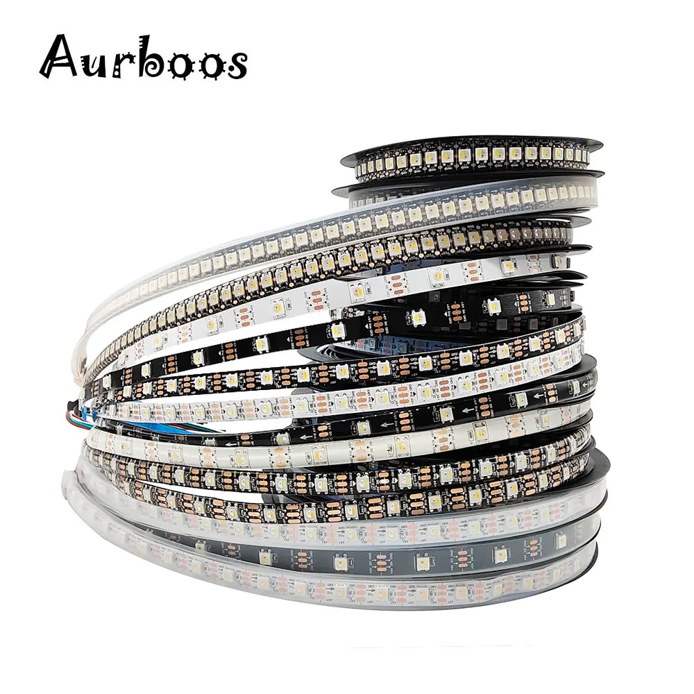 Индивидуальная Адресуемая Светодиодная лента SK6812 RGBW 4 в 1, аналогичная WS2812B WS2812 30/60/144, светодиодсветодиодный s/пиксели/M RGBWW светодиодный Светодиодная лампа s DC5V Индивидуальная Адресуемая Светодиодная лента SK6812 RGBW 4 в 1, аналогичная WS2812B WS2812 30/60/144, светодиодсветодиодный s/пиксели/M RGBWW светодиодный Светодиодная лампа s DC5V