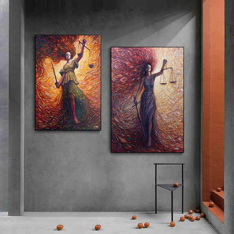 5D DIY Diamond Painting Painting  "Goddess Of Justice" Full Square&Round Embroidery Mosaic Cross Stitch Home Decor Sale