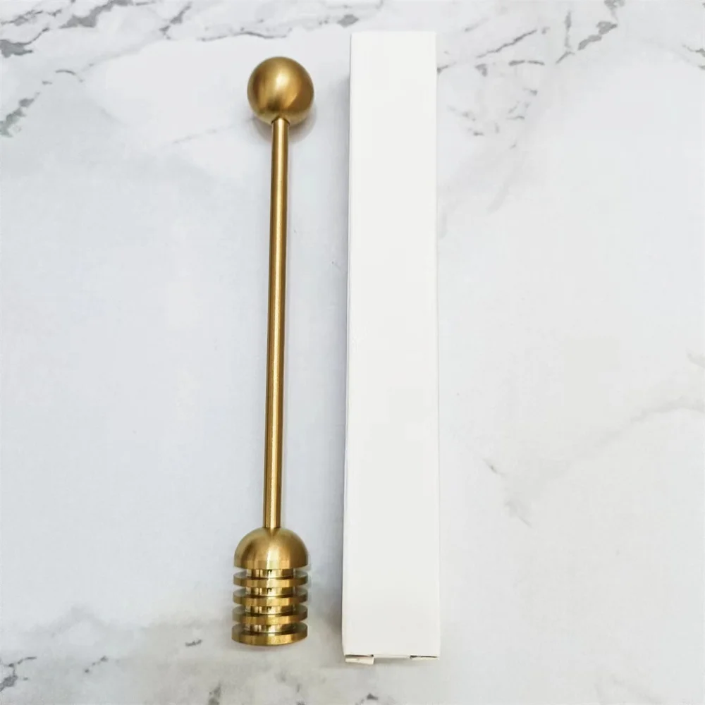 Медовый Миксер с прямой ручкой из нержавеющей стали 304 современная простота