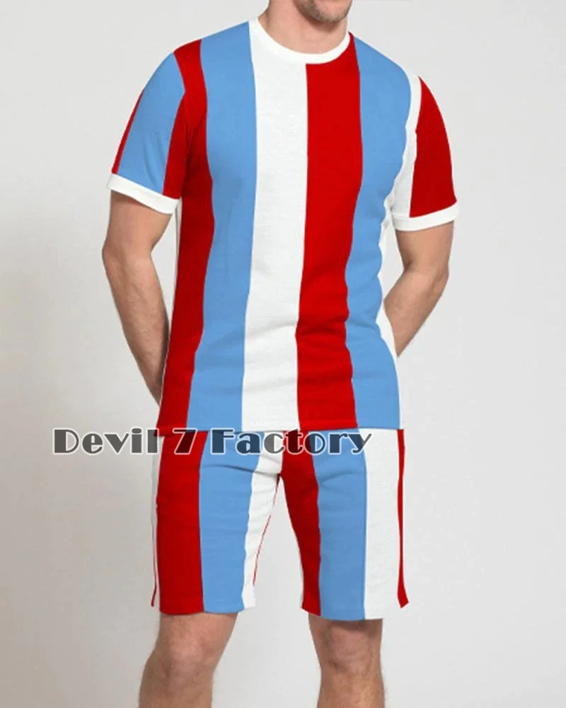 2023 New Summer Men T-Shirts Shorts Sets Fashion Round Neck Short Sleeve Tees Casual Man Clothing Tops Tracksuit 2 Piece Suit