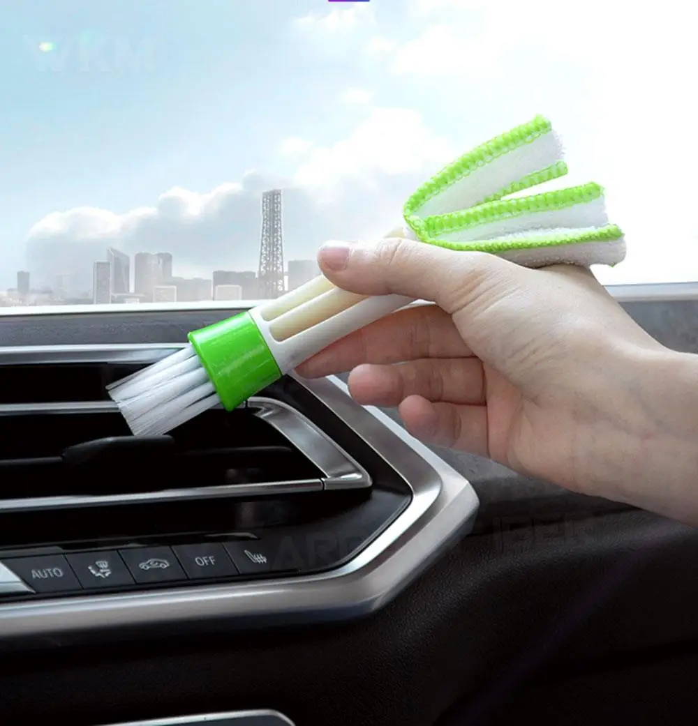 

Car Air Conditioning Outlet Cleaning Brush Remover Brush Dusting Blinds Keyboard Car Interior Brush Detailing