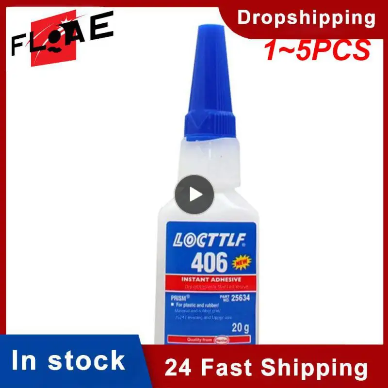 

1~5PCS 20g Loctite 401 Instant Adhesive Bottle Stronger Super Glue Multi-Purpose