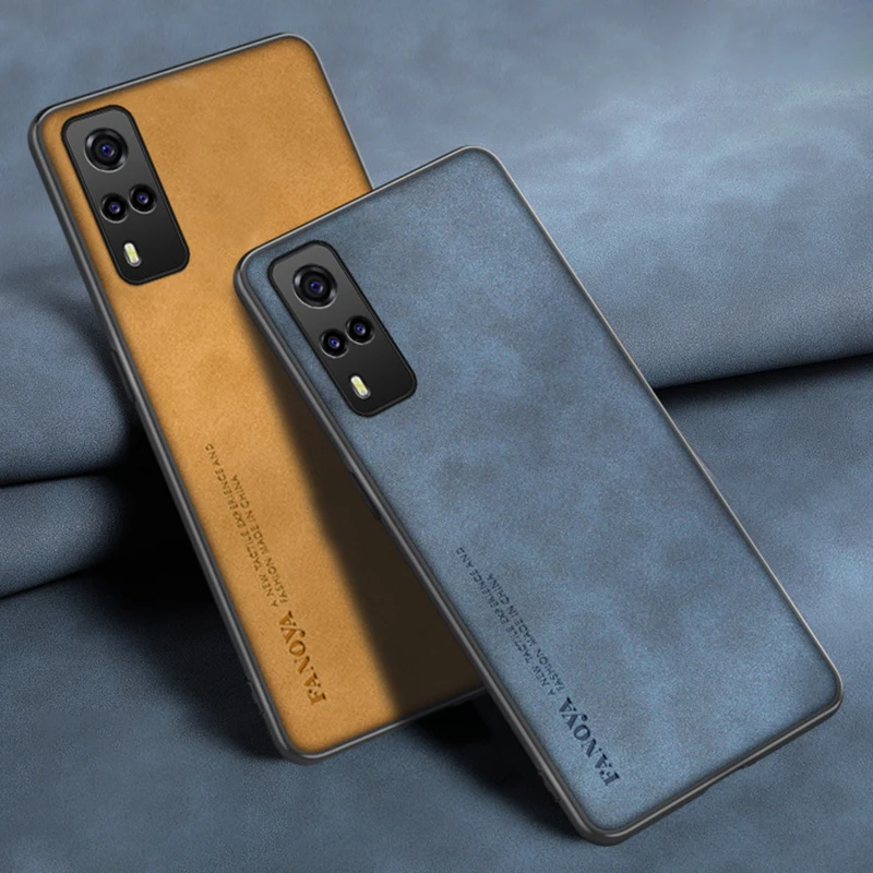 Роскошный чехол для телефона Vivo Y31 Y51 Y53S Y52 Y52S матовый Силиконовый защитный чехол для Vivo Y21 Y21S Y33S Y72