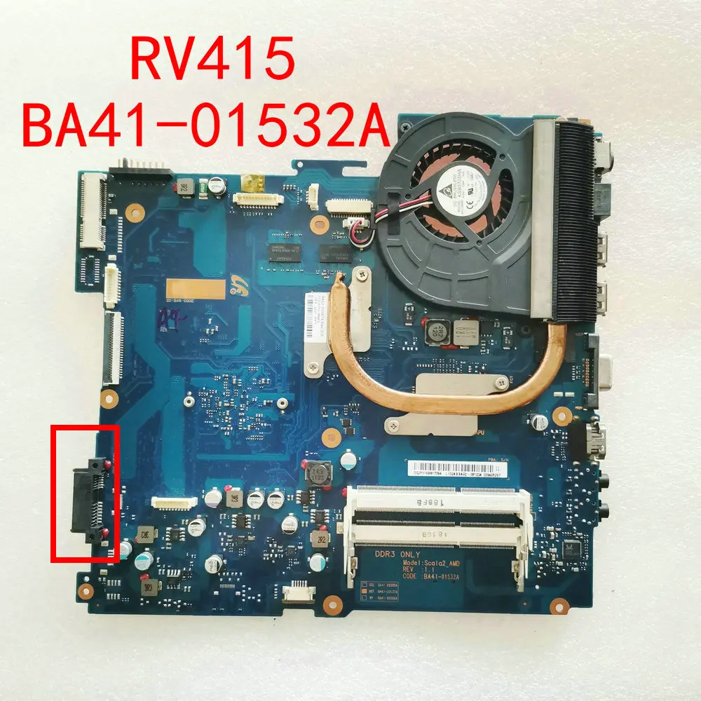 BA41-01532A For Samsung RV415 Laptop Motherboard BA41-01534A BA92-08123A BA92-08123B BA92-09425A BA92-06123A E350 E450 6470M