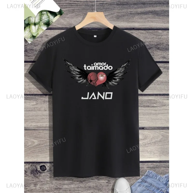 Футболка мужская с круглым вырезом коротким рукавом и принтом