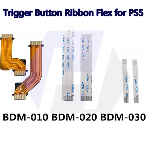 R2 L2 L1 R1 Ленточный гибкий кабель триггерной кнопки для Sony PlayStation 5, PS5 V1.0 2,0 3,0 LR Соединительный кабель ручки контроллера