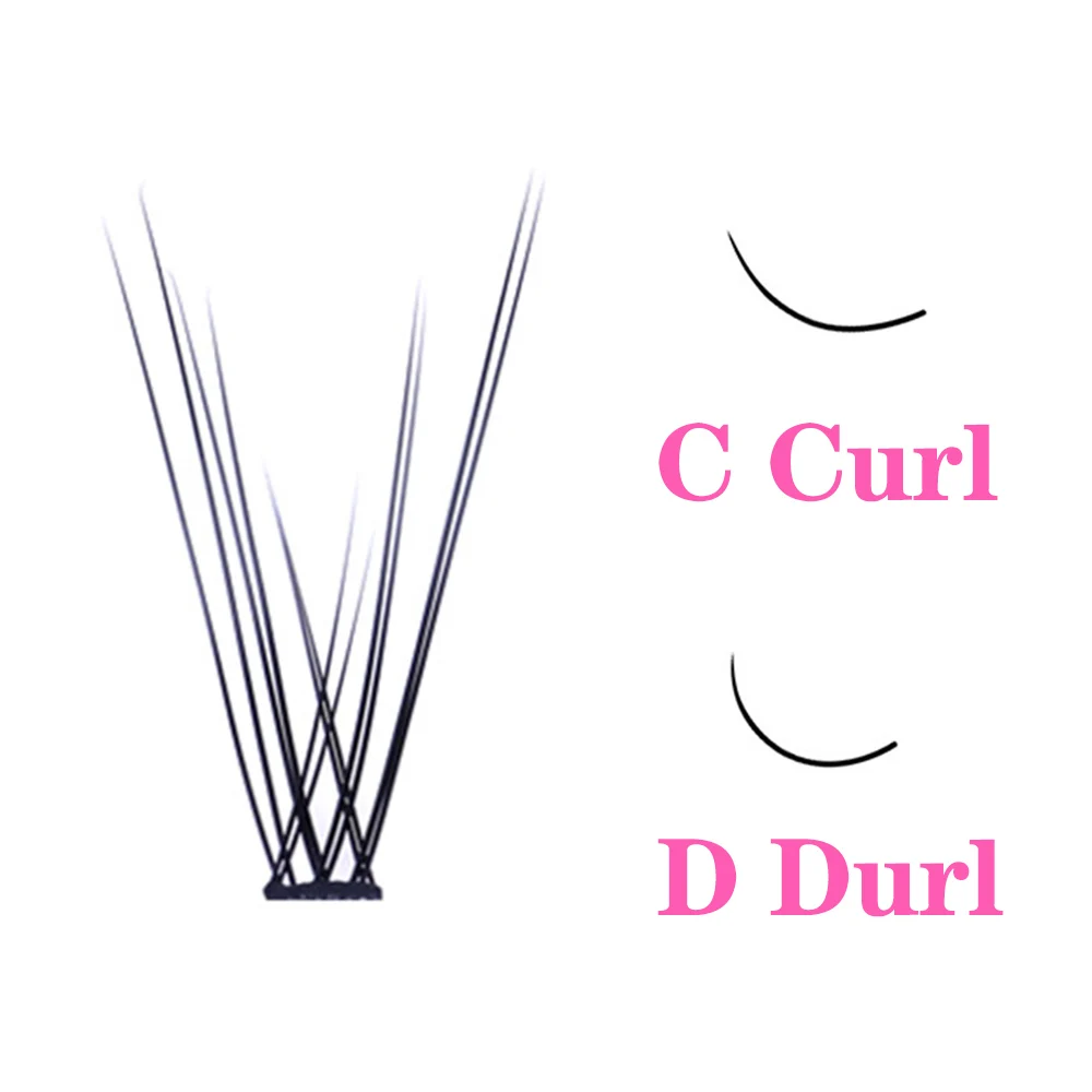 120 шт./коробка накладные ресницы из натуральной норки