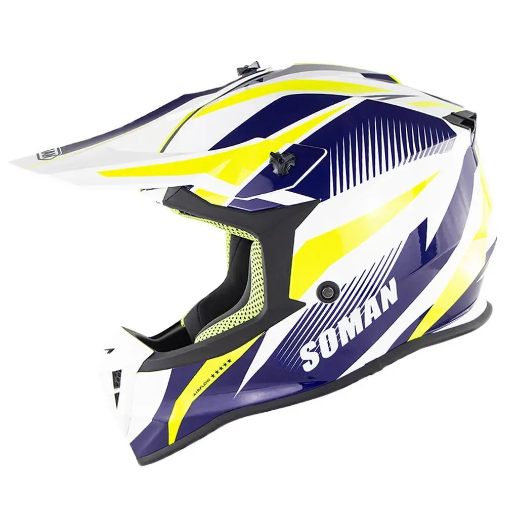 

Motorcycle Helmet Dual Visor Flip up Modular Full Face Helmet DOT