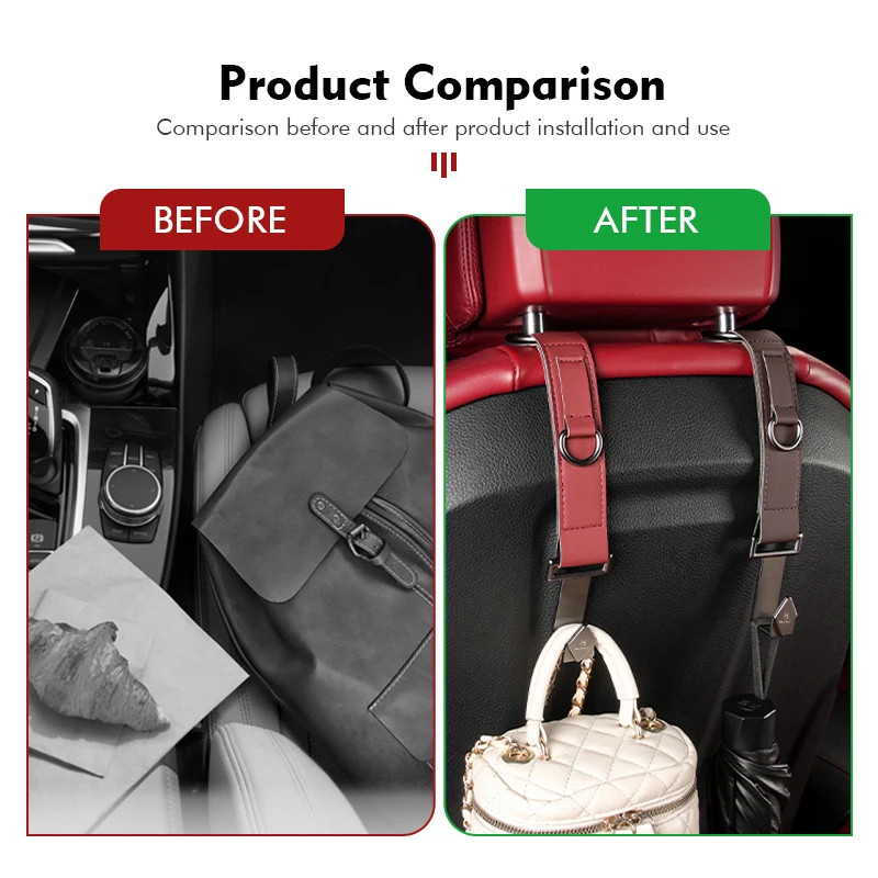 Автомобильная искусственная вешалка прочный крючок для хранения на заднем