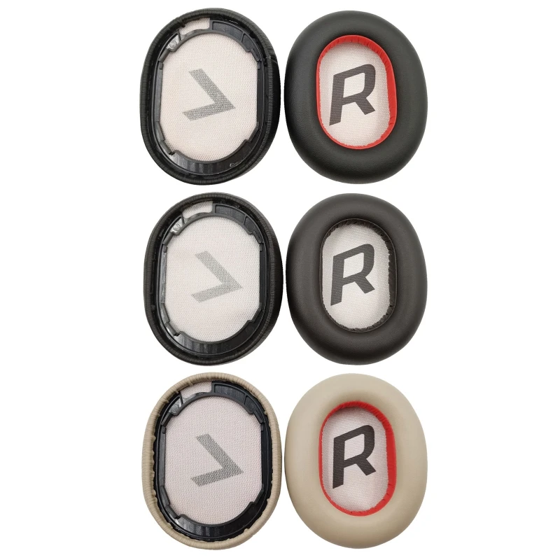 

Сменные амбушюры для наушников, амбушюры для Voyager 8200 UC / Backbeat Pro2, коричневые/кремовые/черные наушники