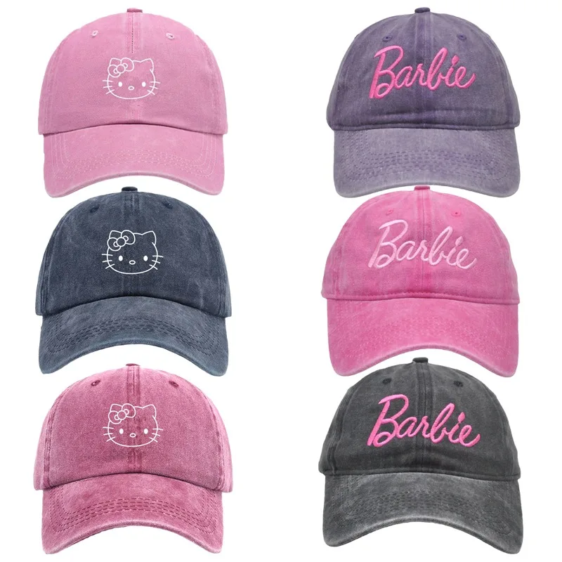 

Sanrioed Kawaii Hellokittys модная бейсболка для взрослых мультяшная Милая Студенческая уличная шляпа от солнца для мальчиков девочек хип-хоп унисекс кепки
