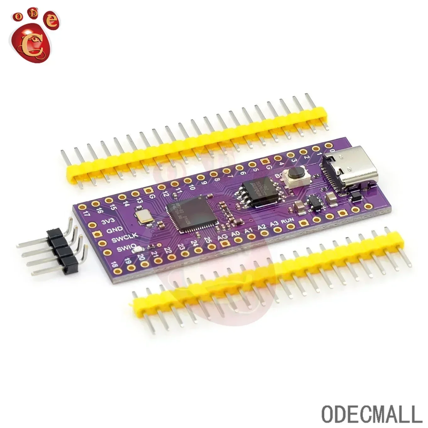 Mini Raspberry Purple Raspberry Pi Pico Purple Board RP2040, двухъядерный, 264 КБ, флэш ...