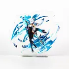 Аниме фигурки Genshin Impact Shenhe Yunjin Zhongli Xiao Hutao Genshin, акриловые модели подставок, настольное украшение, стоячий знак, подарки