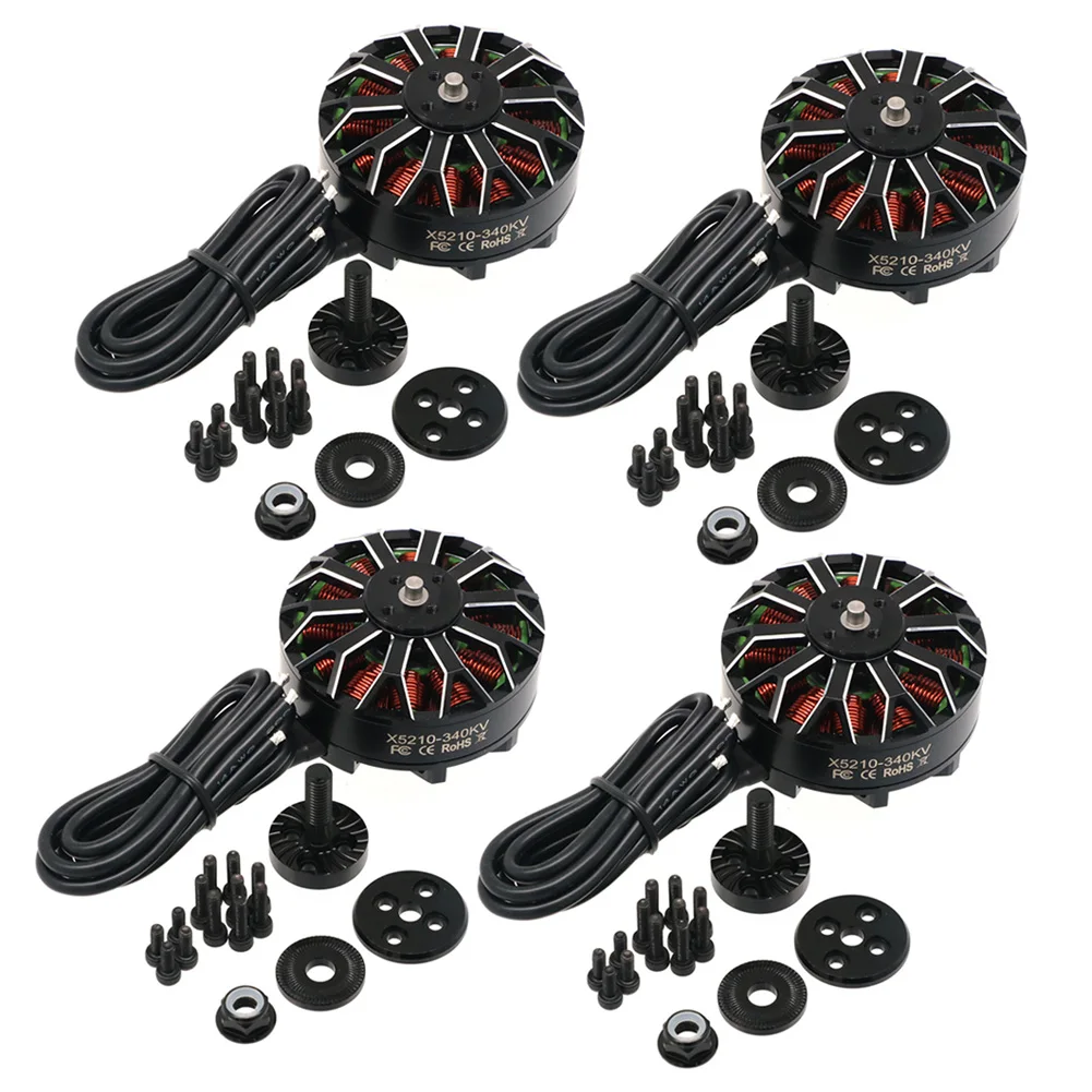 4 шт. UAngle X5210 5210 340KV 500KV водонепроницаемые детали бесщеточного двигателя для FPV