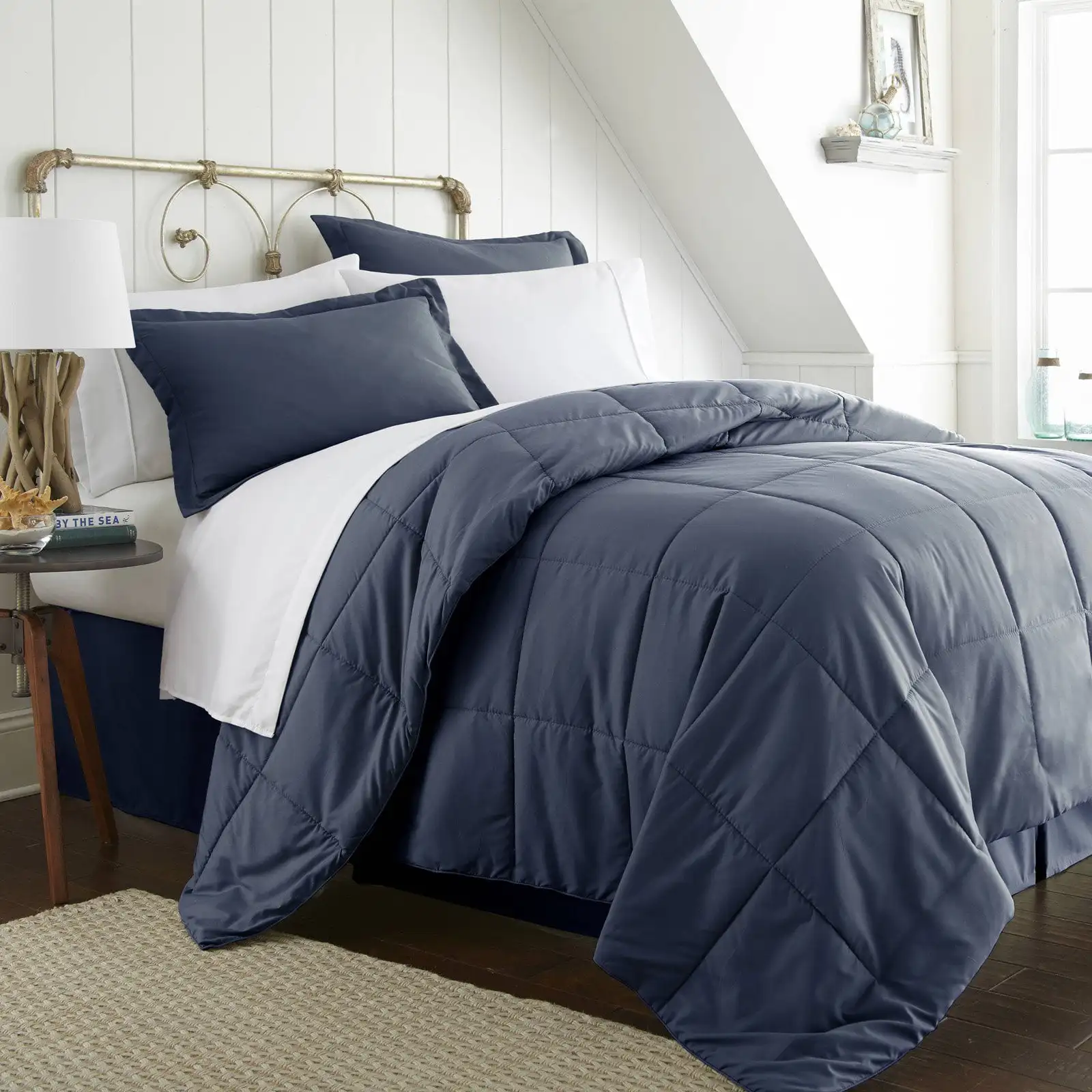 

8-Piece Bed in a Bag, California King, Blue