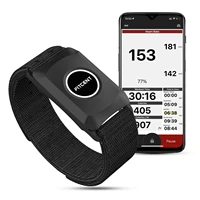 fitcent heart rate monitor armband ant bluetooth hr sensor ip67 waterproof for strava ddp yoga zwift wahoo garmin watch
