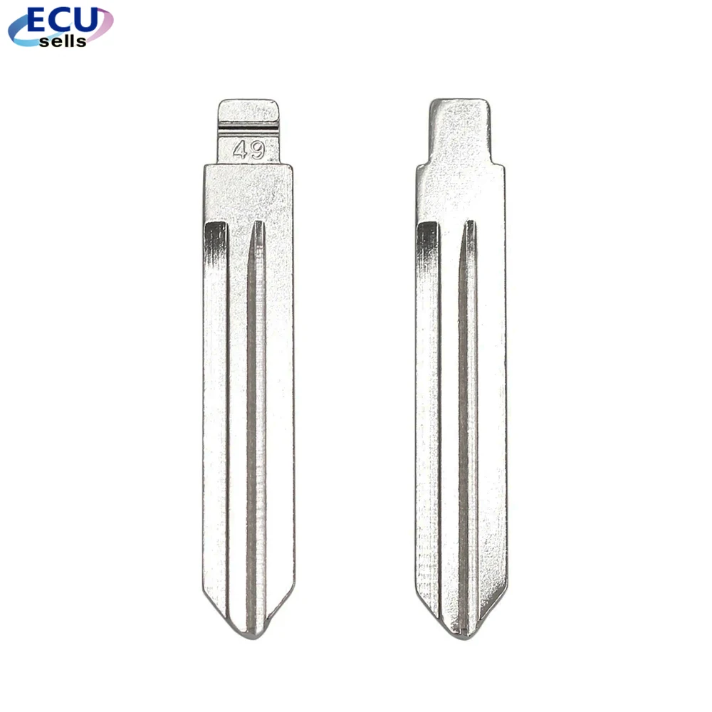 10 шт. #49 DAT12R металлическая пустая НЕОБРАБОТАННАЯ флип KD VVDI полотно дистанционного