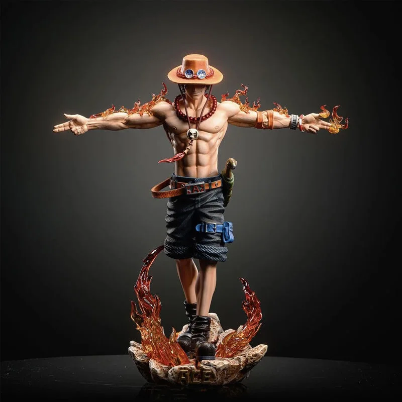 Фото Аниме-фигурка One Piece Ace, Портгас Д. Эйс, фигурка из ПВХ, коллекционная модель, игрушки для детей, рождественские подарки №1