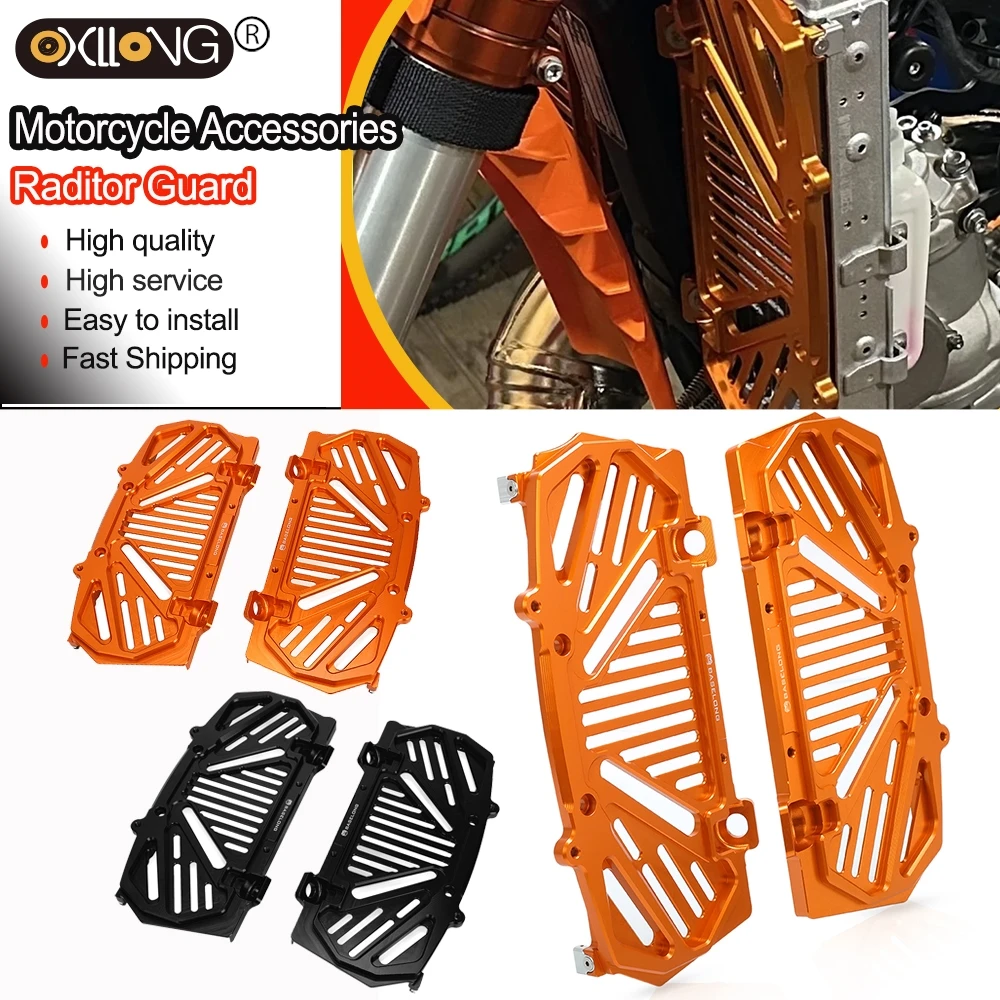 Фото Для EXC EXC-F SXF Husqvarna TC FC TE FE 150 250 300 350 450 2019-2025 2021 2022 2023 2024 Защитная крышка решетки радиатора мотоцикла №1