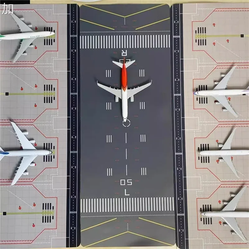Фото Коврик для взлетно-посадочной полосы в аэропорту 1:400 для B787/AirbusA350, авиационный самолет, воздушные пути, положение парковки на фартуке, коврик для мыши, сцена в аэропорту №3