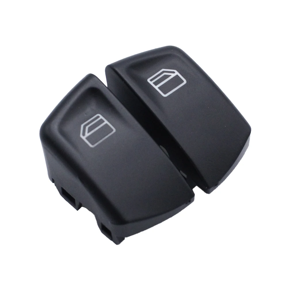 

2pcs/set Black ABS Glass Lifter Switch Button Left Replacement For Mercedes Vito II Viano W639 2003-2015