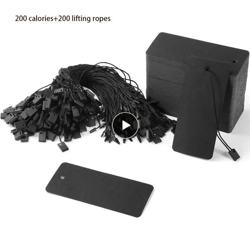 

Opp Bagged Card Set Purity Strong And Thick Shelf Label Clothing Tags Clothing Label Rope Thickened Material And Affordability