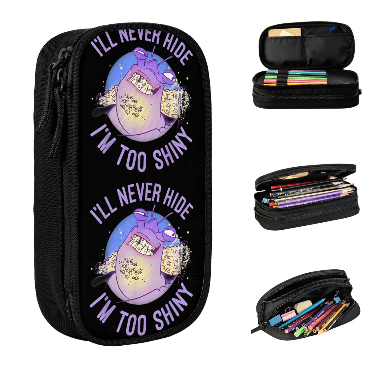 Блестящие пеналы для карандашей Moana Tamatoa I Will Never Hide I'm Too чехол держатель ручек