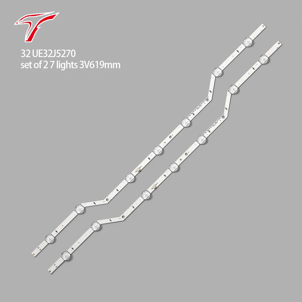 

2pcs/set LED bar for Samsung UE32J5000 UE32J5270 UE32J5005 UE32J5200 2015 SVS32 FHD V5DN-320SM1-R2