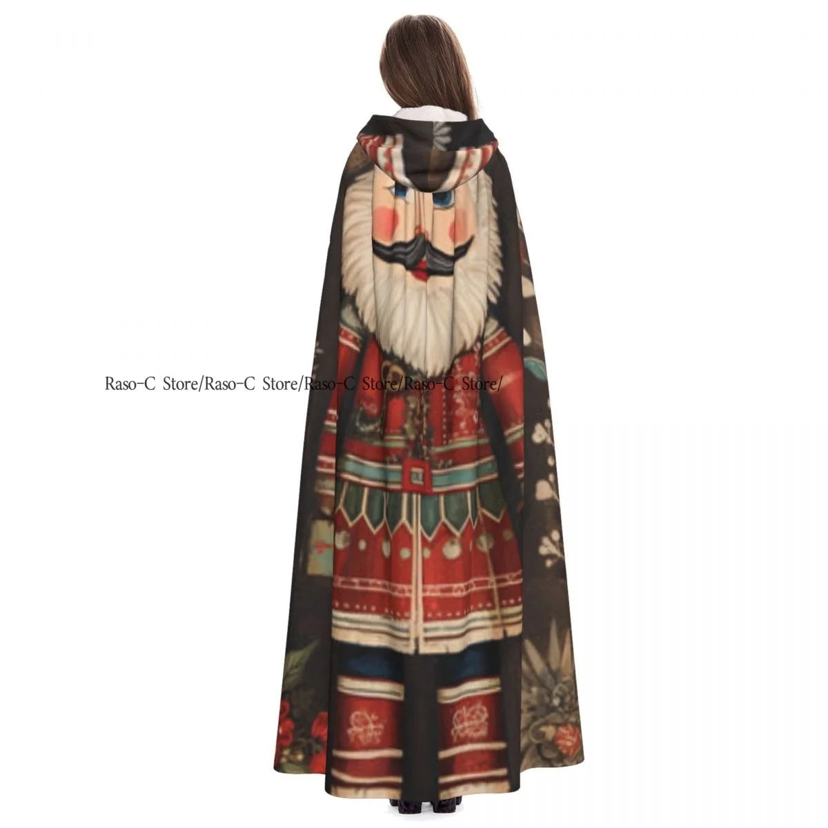 Плащ для взрослых накидка с капюшоном Щелкунчик фигурка солдата причудливый