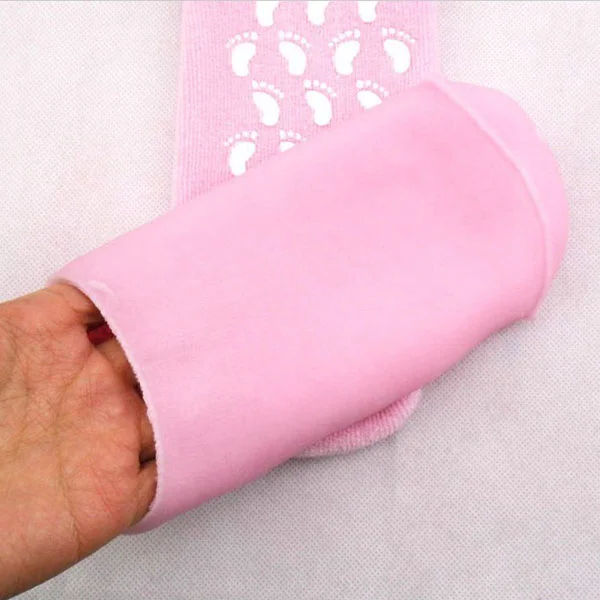 Гелевые носки Розовые спа для сухих ног Увлажняющие перчатки Ripstop Repair