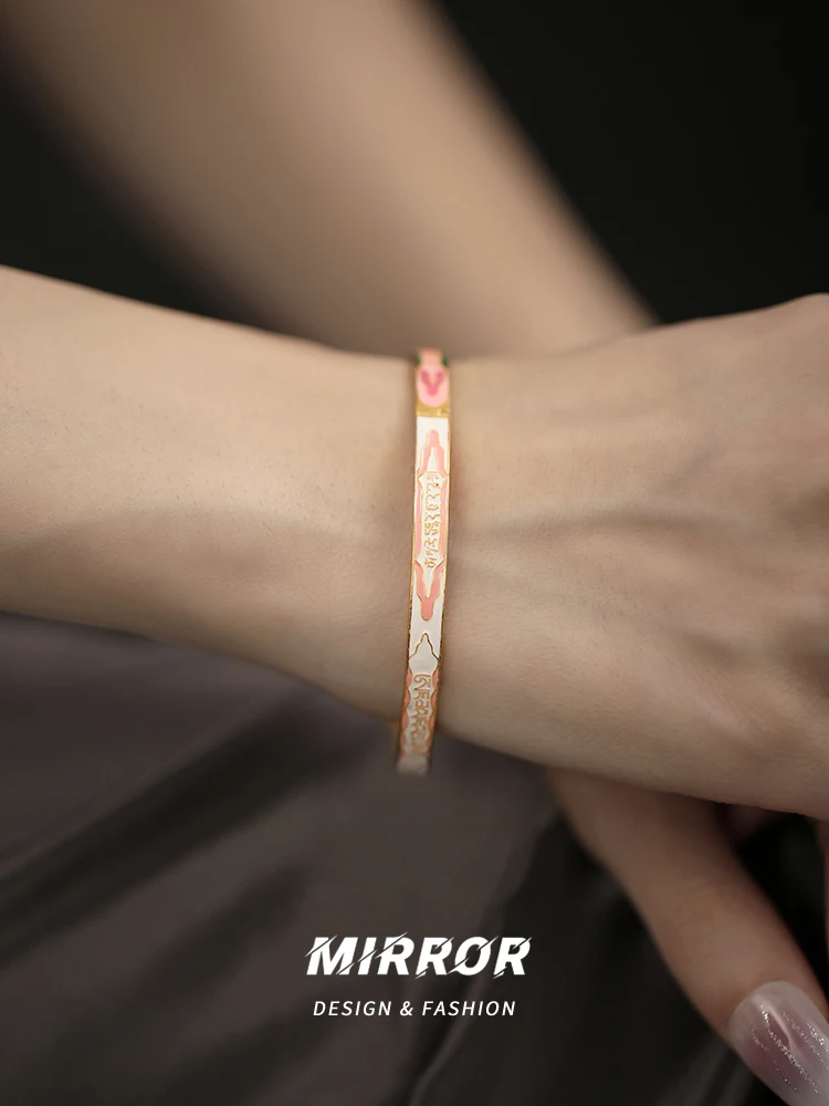 Xiaoxianren браслет из стерлингового серебра 925 женский ручные украшения капля масла