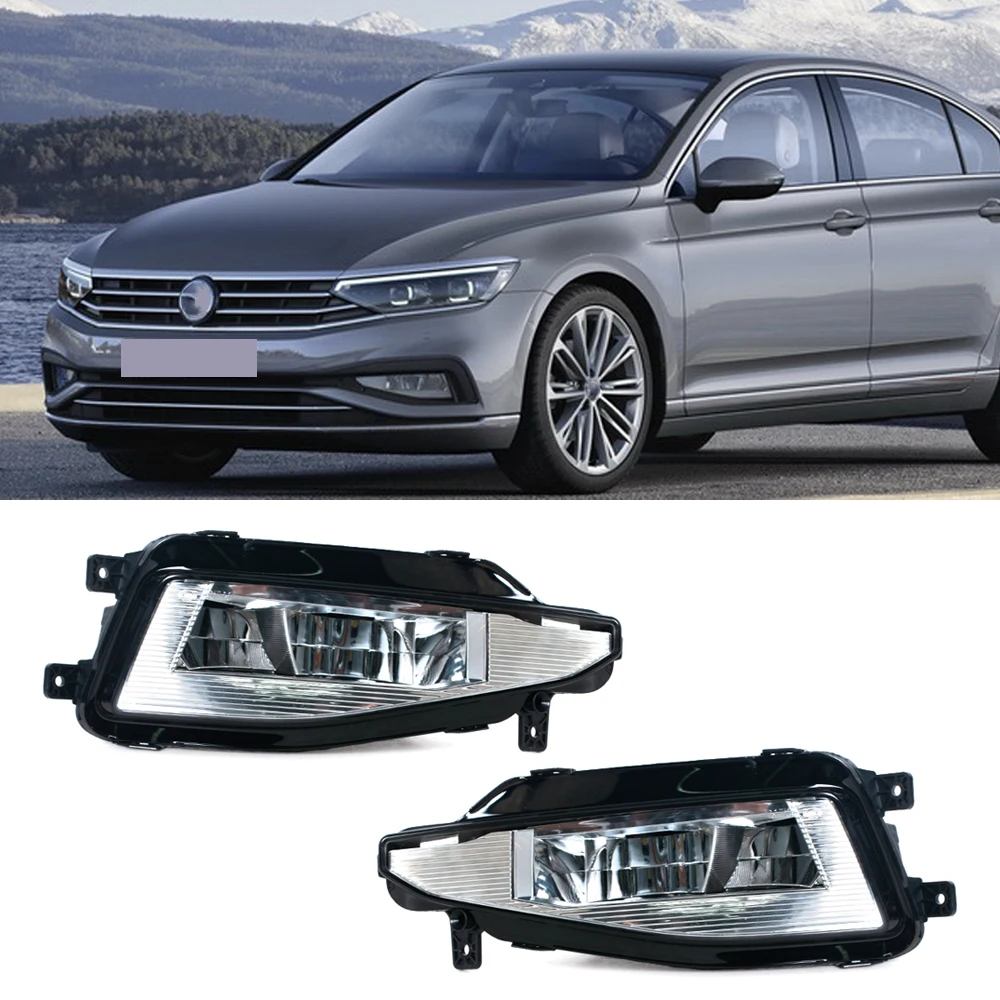 

Car Front Bumper Halogen Fog Light Fog Lamp For Volkswagen VW Passat B8L B8.5 2020 2021-European Version 3GD941661C 3GD941662C