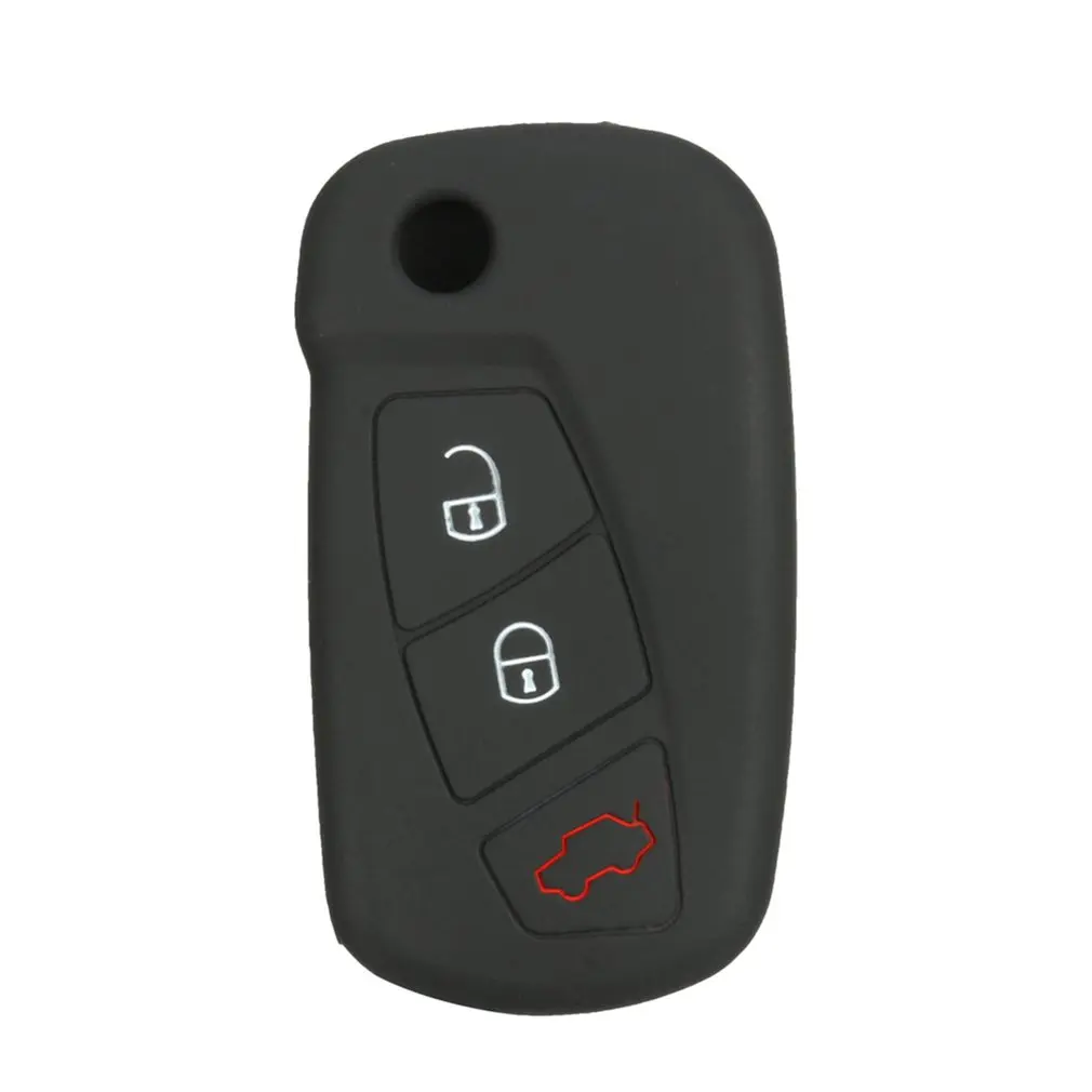 

Складной силиконовый защитный чехол для пульта дистанционного управления с 3 кнопками, Износостойкий чехол для пульта дистанционного упра...