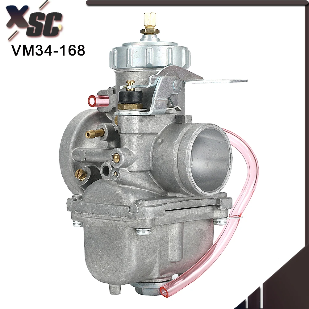 

Универсальный мотоциклетный карбюратор для Mikuni VM34 34 мм, круглая горка VM34-168 42-6015 VM34SC, карбюратор для KTM, Honda, Yamaha, Husqvarna