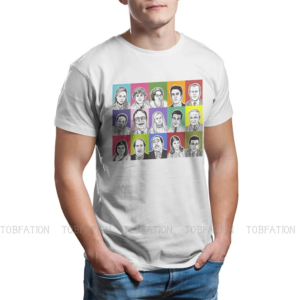 

The Office Jim Halpert TV Original TShirts Cast Classic Personalize Men's T Shirt Hipster Tops Size S-6XL