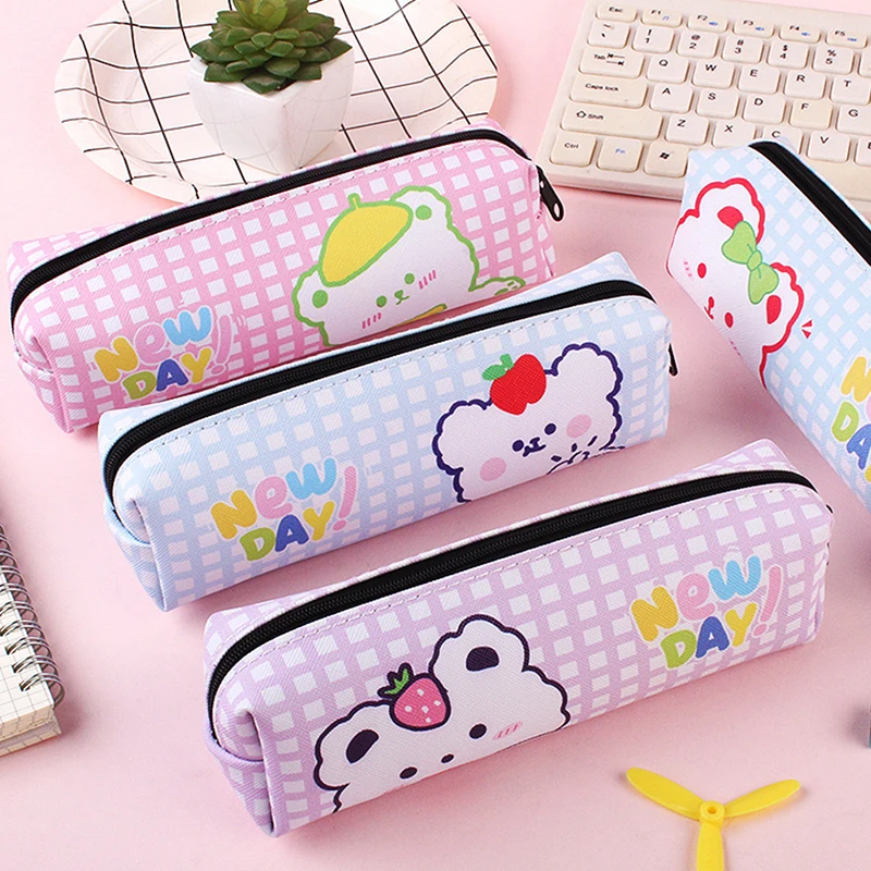 

Creative Cartoon PU Cute Pencil Case Stationery Pen Case Anime School Supplies Pencils Bag Kawaii Storage School Supplies