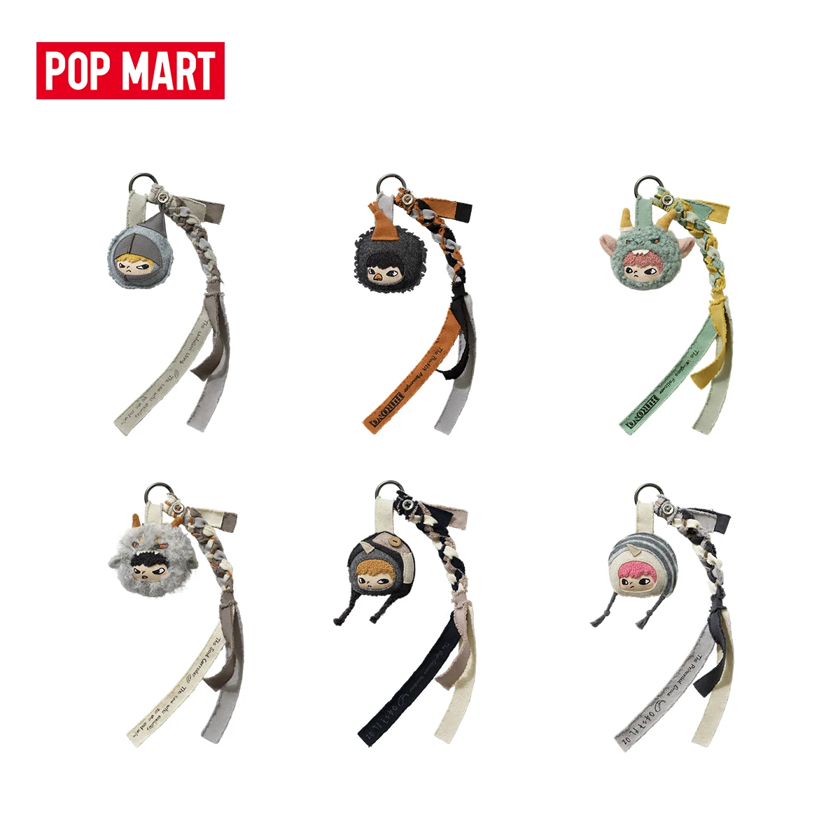 【EU】POP MART Hirono Mist-Walker Series - Фетровая подвеска 16 шт. POPMART BlindBox Милая игрушка-сюрприз в таинственной коробке (art.: 3920db208488e) - 3920db208488e