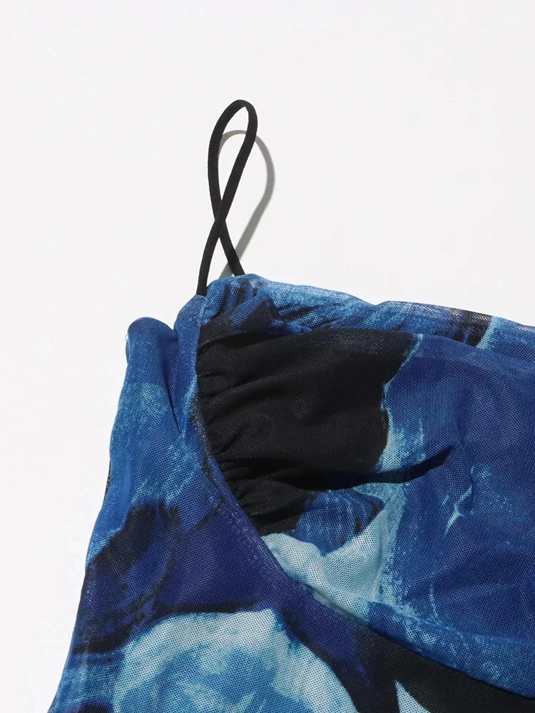 Женское мини-платье без рукавов с квадратным вырезом и открытой спиной