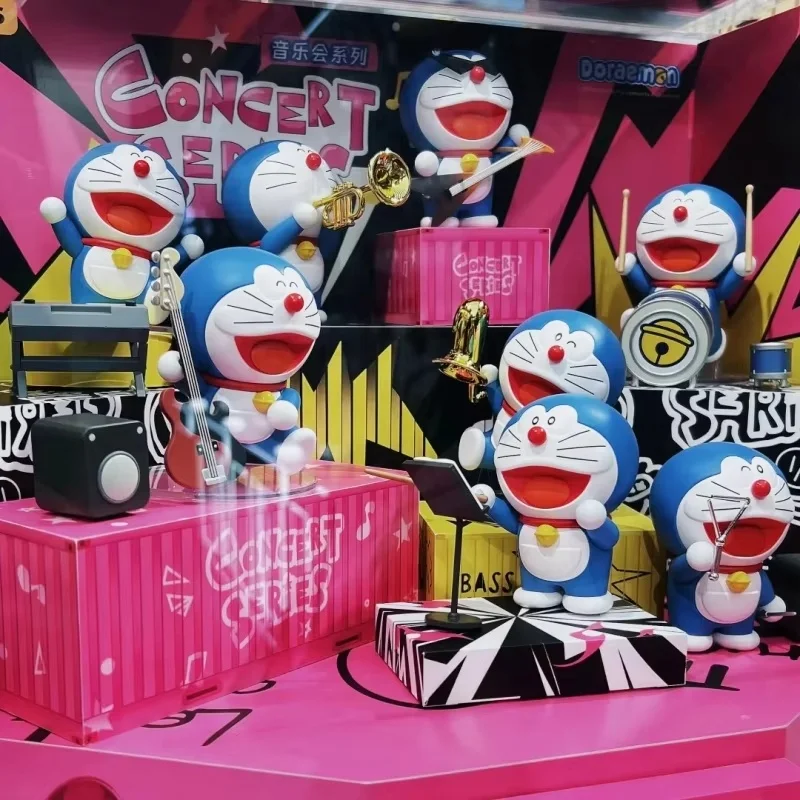 Подлинная 52 игрушки Doraemon слепая коробка концертный робот кукла-кошка игрушка для