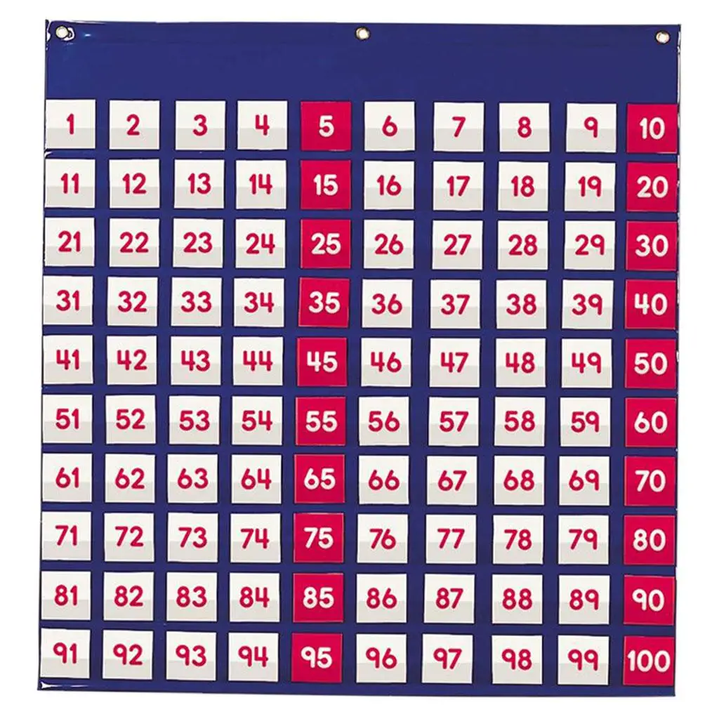 Numbers Pocket Chart Toddler Playset Skip Counting Odds Evens Operations Develop Kids Ability Classroom Supplies Ages 3+