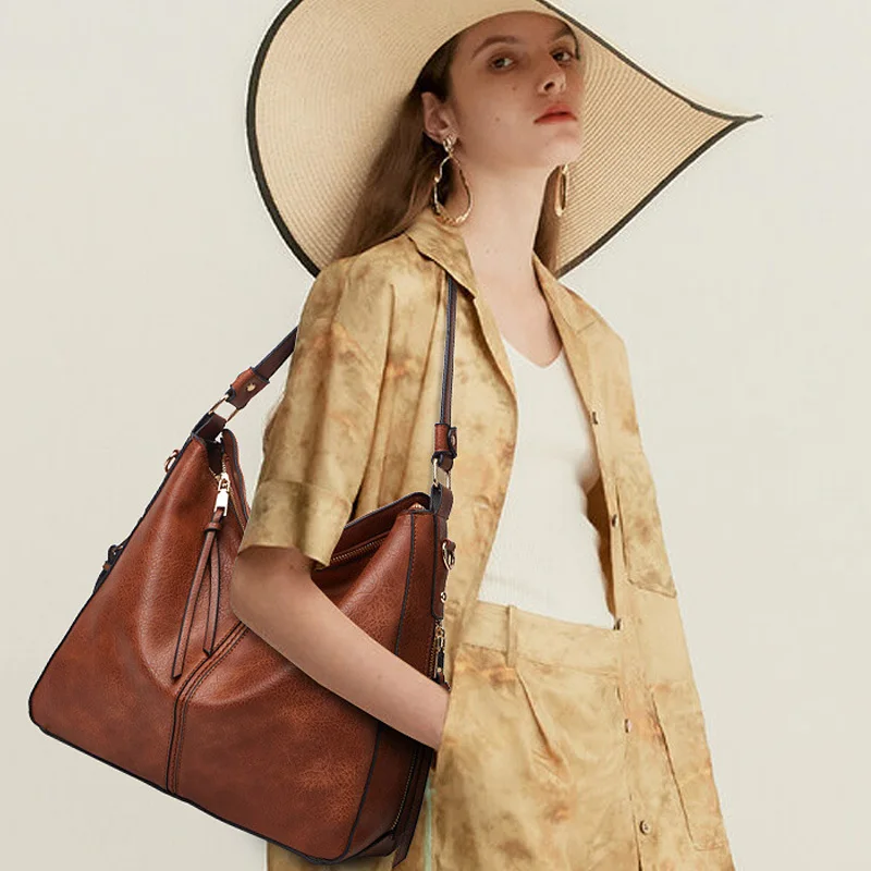 

2022 Women's bags fashion Luxury Designer Handbags Leather bags for women messenger shoulder casual Hobos Crossbody Female Bags