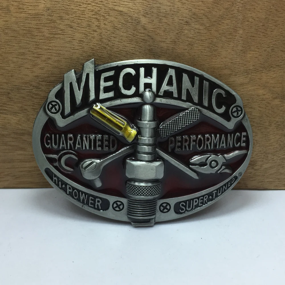 

Zinc Alloy Mechanic Belt Buckle - Western Denim Belt Buckle